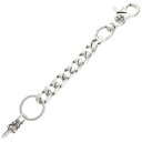 クロムハーツ Chrome Hearts サイズ:ロング CLP CHN CLASSIC-L ロングクラシックリンク シルバーキーチェーン(シルバー 83.56g)【825052】【OS06】【小物】【中古】bb359#rinkan*B