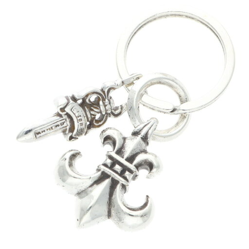 クロムハーツ Chrome Hearts BSF&No5 DGGR BSフレア#5ダガーキーリング シルバーウォレットチェーン(シルバー 36.13g)【805052】【SS07】【小物】【中古】bb297#rinkan*B クロムハーツ Chrome Hearts BSF&No5 DGGR BSフレア#5ダガーキーリング シルバーウォレットチェーン(シルバー 36.13g)【805052】【SS07】【小物】【中古】bb297#rinkan*B