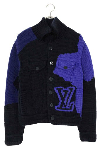 ルイヴィトン LOUISVUITTON サイズ:XS 20AW RM202M UTF HJN06W インタルシアボタンニットジャケット(ネイビー×ブルー)【115052】【BS55】【メンズ】【中古】bb30#rinkan*B ルイヴィトン LOUISVUITTON サイズ:XS 20AW RM202M UTF HJN06W インタルシアボタンニットジャケット(ネイビー×ブルー)【115052】【BS55】【メンズ】【中古】bb30#rinkan*B