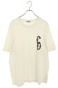 ディオール DIOR サイズ:XL 23AW 343J637A0554 ロゴエンブロイダリーTシャツ(ホワイト)【215052】【OM10】【メンズ】【中古】bb127#rinkan*B