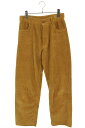 ベースレンジ BASERANGE サイズ:XS INDRE PANTS 太畝コーデュロイロングパンツ(ブラウン)【515052】【BS99】【レディース】【中古】bb411#rinkan*B