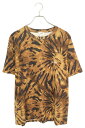 セリーヌ CELINE サイズ:M 2X46F115U タイダイ総柄Tシャツ(ブラウン×ブラック)【215052】【SS13】【メンズ】【中古】bb20#rinkan*S(4)
