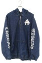 クロムハーツ Chrome Hearts サイズ:L RUCKUS ハーフジップデニムアノラックブルゾン(インディゴ×シルバー)【315052】【SJ02】【メ...