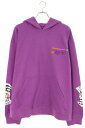 クロムハーツ Chrome Hearts サイズ:XL PPO I WANT MORE NOT LESS HD PLVR MATTY BOYプリントプルオーバーパーカー(パープル)【515052】【OS06】【メンズ】【中古】bb306#rinkan*S