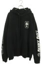 クロムハーツ Chrome Hearts サイズ:XXL CH JJS HD PLVR Deadly doll デッドリードールプルオーバーパーカー(ブラック×ホワイト)【325052】【NO05】【メンズ】【中古】bb92#rinkan*B(4)