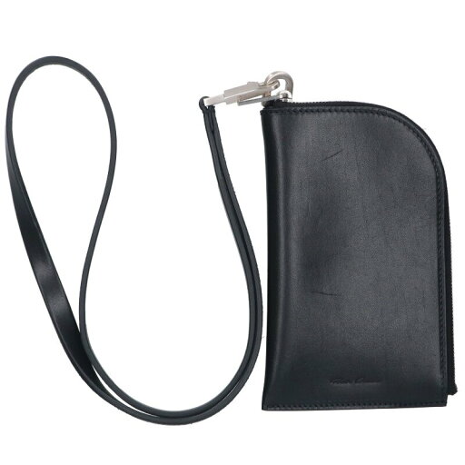 リックオウエンス Rick Owens RA02C0311 ネックストラップレザーウォレット財布(ブラック)【415052】【SB01】【小物】【中古】bb380#rinkan*A リックオウエンス Rick Owens RA02C0311 ネックストラップレザーウォレット財布(ブラック)【415052】【SB01】【小物】【中古】bb380#rinkan*A