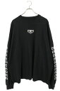 バレンシアガ BALENCIAGA サイズ:4 699191 TMVG7 ヴィンテージBBロゴ長袖カットソー(ブラック)【515052】【SB01】【メンズ】【中古】bb356#rinkan*B