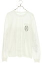 クロムハーツ Chrome Hearts サイズ:L CH L S LTD 台北限定バックホースシュープリント長袖カットソー(ホワイト)【515052】【SJ02】【メンズ】【中古】bb17#rinkan*S