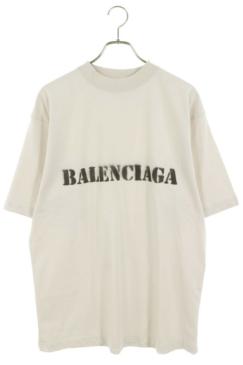 BALENCIAGA ブランドロゴ ダメージTシャツ トープ 楽天市場】ダメージ Tシャツ(ブランドバレンシアガ)(メンズ