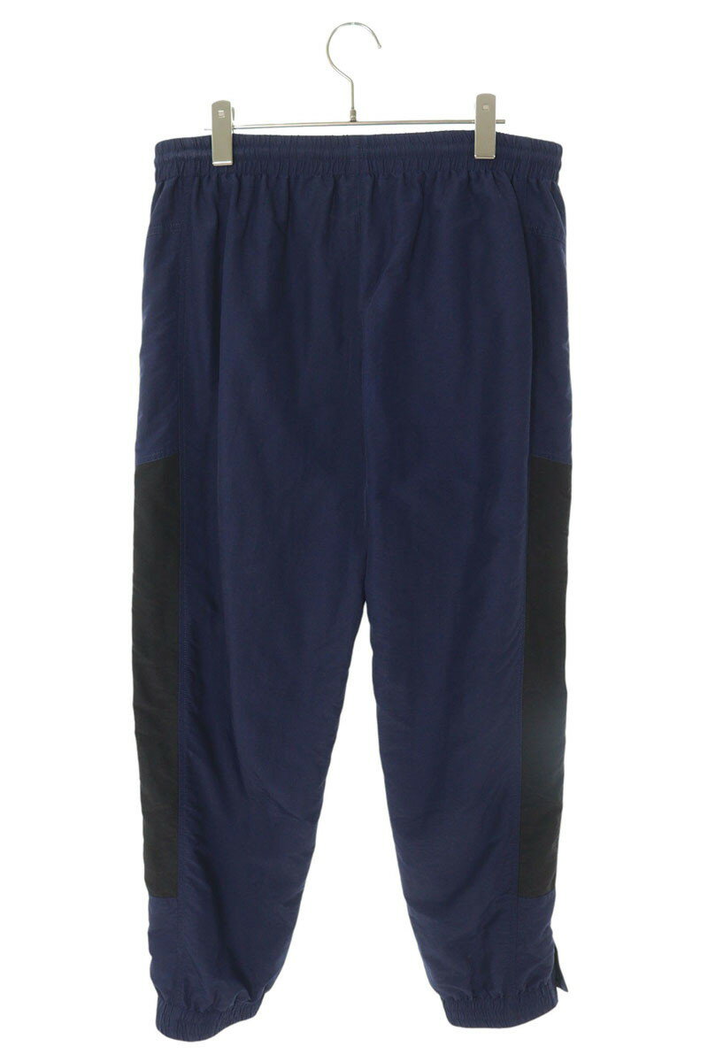 バレンシアガ BALENCIAGA　サイズ:L 22SS 681254 TKO48 サイドライントラックロングパンツ(ネイビー)【715052】【SB01】【メンズ】【中古】[less]bb87#rinkan*B