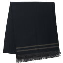 グッチ GUCCI サイズ:U 100995 48200 GGパターンウールマフラー(グレー×ブラック)【035052】【BS99】【小物】【中古】bb30#rinkan*A