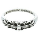 クロムハーツ Chrome Hearts サイズ:26号 BABY CLASSIC ベイビークラシックフローラルクロス シルバーリング(シルバー 6.82g)【715052】【SS07】【小物】【中古】bb434#rinkan*B(4)