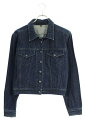 クロムハーツ Chrome Hearts サイズ:M ホースシューボタンデニムジャケット(インディゴ×シルバー)【615052】【SJ02】【レディース】【中古...
