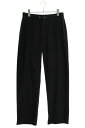 クロムハーツ Chrome Hearts サイズ:L クロスボールボタンスラックスロングパンツ(ブラック×シルバー)【615052】【SJ02】【レディース】【...
