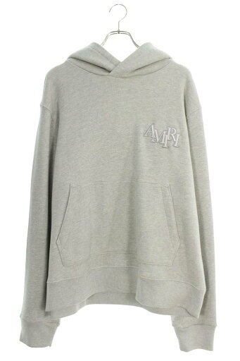アミリ AMIRI サイズ:XL ロゴ刺繍プルオーバーパーカー(グレー)【715052】【SB01】【メンズ】【中古】bb87#rinkan*B アミリ AMIRI サイズ:XL ロゴ刺繍プルオーバーパーカー(グレー)【715052】【SB01】【メンズ】【中古】bb87#rinkan*B