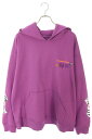 クロムハーツ Chrome Hearts サイズ:XXL PPO I WANT MORE NOT LESS HD PLVR MATTY BOYプリントプルオーバーパーカー(パープル)【815052】【OM10】【メンズ】【中古】bb344#rinkan*A