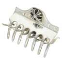 クロムハーツ Chrome Hearts VALLETTA バレッタ CHプラスシルバーヘアピンバレッタ(シルバー 21.48g)【915052】【SJ02】...