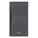 セリーヌ CELINE レザーカードケース(ブラック)【106052】【BS99】【小物】【中古】bb87#rinkan*B