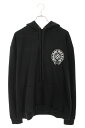 クロムハーツ Chrome Hearts サイズ:L SWTSHRT PLVR LTD ホノルル限定バックホースシュープリントプルオーバーパーカー(ブラック)【815052】【GZ11】【メンズ】【中古】bb328#rinkan*A