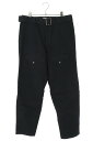 ジバンシィ GIVENCHY サイズ:48 BM50AZ10SZ ベルテッドフロントポケットロングパンツ(ブラック)【915052】【BS99】【メンズ】【中古】bb51#rinkan*S