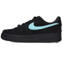 ナイキ NIKE ×ティファニー TIFFANY&Co. サイズ:27.5cm AIR FORCE 1 LOW 1837 DZ1382-001 エアフォース1 ロー 1837スニーカー(ブラック×ブルー)【425052】【BS99】【メンズ】【小物】【中古】bb209#rinkan*S