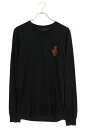 クロムハーツ Chrome Hearts サイズ:S バックFOTIプリント長袖カットソー(ブラック×マルチ)【125052】【OM10】【メンズ】【中古】bb415#rinkan*B