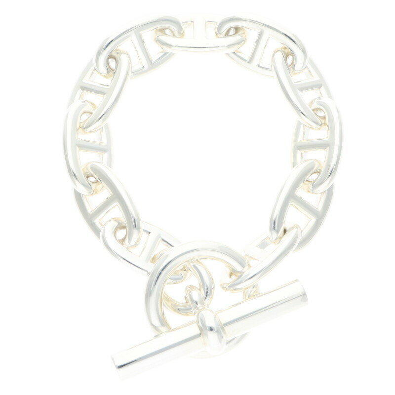 エルメス HERMES サイズ:11LINK Chaine d'Ancre TGM シェーヌダンクルTGMシルバーブレスレット(シルバー 104.01g)【125052】【SS13】【小物】【中古】bb412#rinkan*S