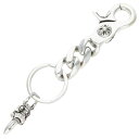 クロムハーツ Chrome Hearts サイズ:ショート CLP CHN CLASSIC-S ショートクラシックリンク シルバーキーチェーン(シルバー 52.44g)【425052】【SS07】【小物】【中古】bb377#rinkan*B