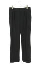 サンローランパリ SAINT LAURENT PARIS サイズ:F38 679952 Y512W ウールカジュアルフレアロングパンツ(ブラック)【125052】【BS99】【レディース】【中古】bb356#rinkan*A