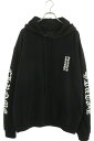 クロムハーツ Chrome Hearts サイズ:XL SWTSHRT PLV 英字プリントプルオーバーパーカー(ブラック)【125052】【SS13】【メンズ】【中古】bb420#rinkan*B