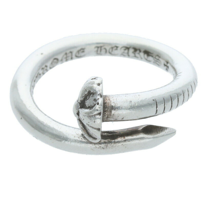 クロムハーツ Chrome Hearts　サイズ:14号 NAIL CRSBALL ネイルクロスボール シルバーリング(シルバー ..