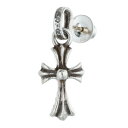 クロムハーツ Chrome Hearts BBY F PPRCHN ベイビーファットドロップ シルバーピアス(シルバー 2.53g)【106052】【NO05】【小物】【中古】bb390#rinkan*B