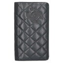 シャネル CHANEL ココマークキャビアスキン長財布(ブラック)【035052】【BS99】【小物】【中古】bb297#rinkan*B
