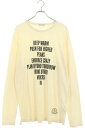 モンクレール MONCLER サイズ:XL G20918D00012 フロントプリント長袖カットソー(ホワイト)【425052】【BS99】【メンズ】【中古】bb18#rinkan*B