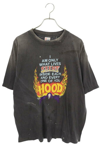 セントマイケル SAINT MICHAEL サイズ:L SM-HR8-0000-C69 ヴィンテージ加工ファイヤーロゴプリントTシャツ(グレー調)【325052】【SB01】【メンズ】【中古】bb356#rinkan*S セントマイケル SAINT MICHAEL サイズ:L SM-HR8-0000-C69 ヴィンテージ加工ファイヤーロゴプリントTシャツ(グレー調)【325052】【SB01】【メンズ】【中古】bb356#rinkan*S
