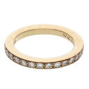 クロムハーツ Chrome Hearts サイズ:15号 22K TFL PAVEダイヤ ゴールドリング(イエローゴールド×クリア 7.23g)【325052】【SJ02】【小物】【中古】bb82#rinkan*B