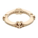 クロムハーツ Chrome Hearts サイズ:6.5号 22KPLUS AND BONE RING プラスアンドボーン ゴールドリング(イエローゴールド 7g)【625052】【SJ02】【小物】【中古】bb82#rinkan*B
