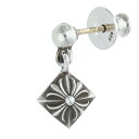 クロムハーツ Chrome Hearts PYRAMID DROP ピラミッドドロップ シルバーピアス(シルバー 1.11g)【725052】【SS07】【小物】【中古】bb406#rinkan*B
