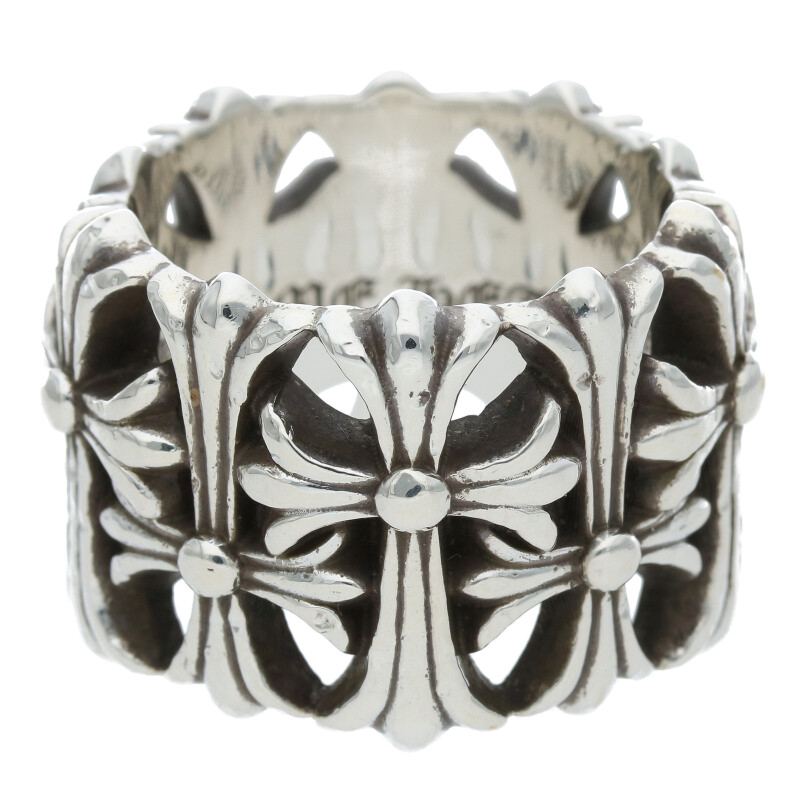 クロムハーツ Chrome Hearts　サイズ:18号 CEMETERY セメタリークロス シルバーリング(シルバー 22.28g)【925052】【SJ02】【小物】【中古】bb432#rinkan*B