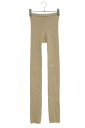 ドゥロワー Drawer 6514-105-1067 リブニットロングパンツ(ベージュ)【625052】【BS99】【レディース】【中古】bb187#rinkan*B