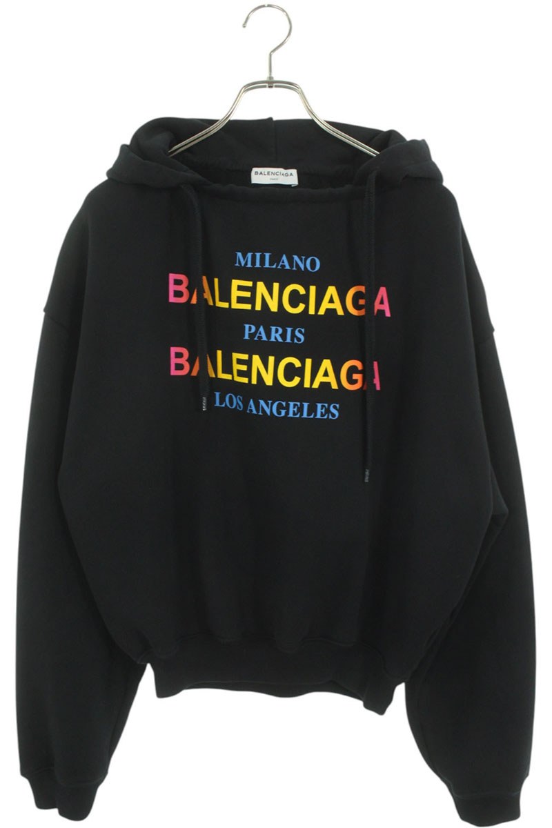 XS★アウトレット★メンズBALENCIAGA★レインボーロゴフーディ 楽天市場】レインボー(ブランドバレンシアガ)(パーカー