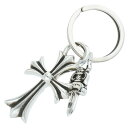 クロムハーツ Chrome Hearts CH CRS SML&No5 DGGR スモールCHクロス#5ダガーキーリング シルバーキーリング(シルバー 29.43g)【035052】【NO05】【小物】【中古】bb33#rinkan*B