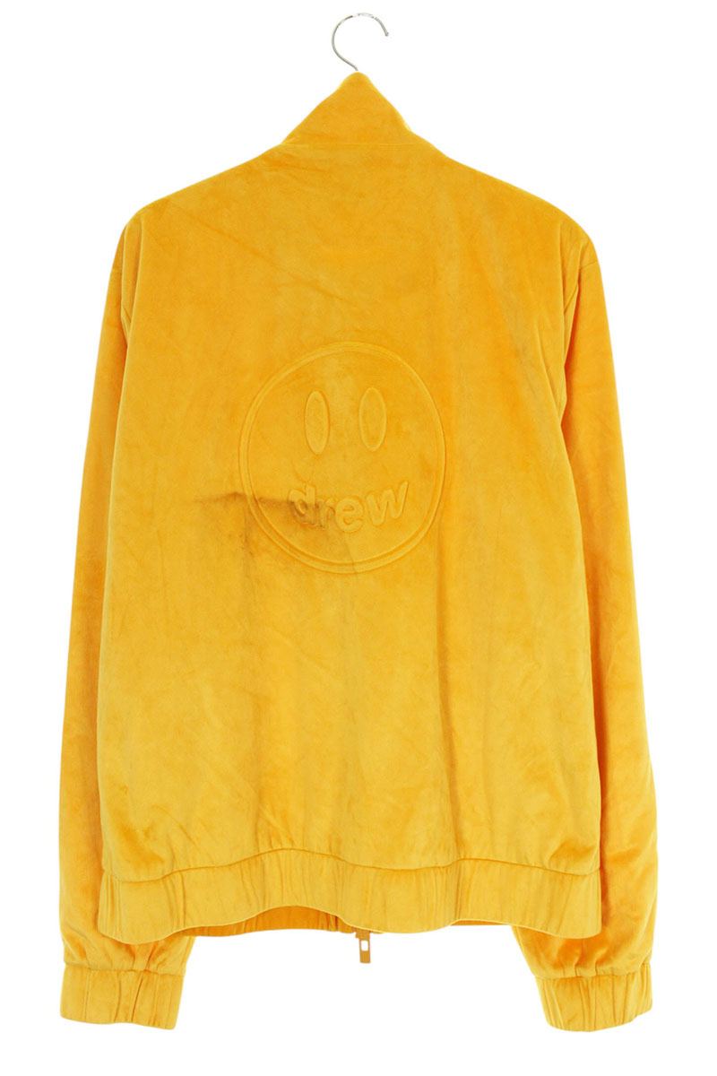 ドリューハウス drew house　サイズ:L バックエンボスロゴベロアジャケットブルゾン(イエロー)【825052】【BS99】【メンズ】【中古】bb410#rinkan*B