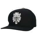 クロムハーツ Chrome Hearts BASEBALL TRUCKER ベースボールトラッカー ダガー刺繍ベースボールキャップ(ブラック×シルバー)【725052】【SJ02】【小物】【中古】bb17#rinkan*A