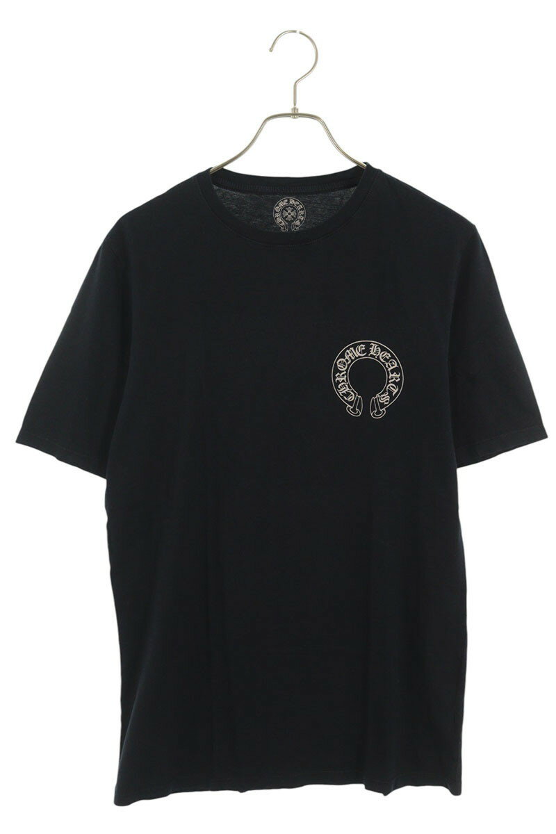 クロムハーツ Chrome Hearts サイズ:M CH T-SHRT 1 ラベルバックプリントTシャツ(ブラック)【725052】【SS07】【メンズ】【中古】bb377#rinkan*B
