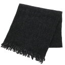 コムデギャルソンジュンヤワタナベマン COMME des GARCONS JUNYA WATANABE MAN WP-K412 カシミア混ウールマフラー(ブラック)【506052】【BS99】【小物】【中古】bb409#rinkan*B