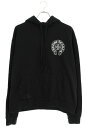 クロムハーツ Chrome Hearts サイズ:S SWTSHRT PLVR LTD NYC限定バックホースシュープリントパーカー(ブラック)【825052】【SS07】【メンズ】【中古】bb380#rinkan*B