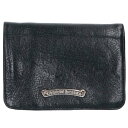 クロムハーツ Chrome Hearts JOEY ジョーイ レザーウォレット財布(ブラック)【825052】【GZ11】【小物】【中古】bb376#rink...