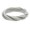 メゾンマルジェラ Maison Margiela サイズ:11.5号 SM1UQ0092 タイムレス スクロールリング(シルバー 5.64g)【506052】【FK04】【小物】【中古】bb334#rinkan*B