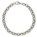 クロムハーツ Chrome Hearts サイズ:9inch LARGE PAPER CHN ラージペーパーチェーン シルバーブレスレット(シルバー 39.21g)【106052】【GZ11】【小物】【中古】bb92#rinkan*B